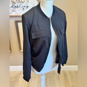 5 for $30 NWOT! Black Bomber Zip Up Jacket